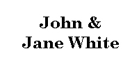 John and Jane White